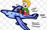 ребенок и самолет